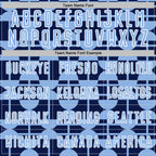 Custom Navy Light Blue-White Geometric Shapes Sports Sublimation Soccer Uniform Jersey