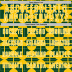 Custom Green Yellow-White Geometric Shapes Sports Sublimation Soccer Uniform Jersey