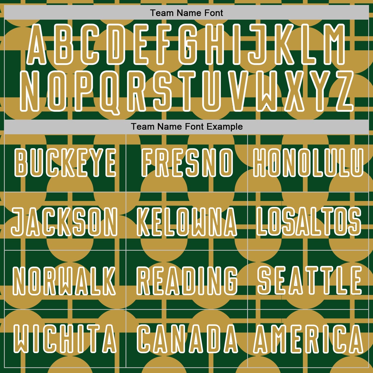 Custom Green Old Gold-White Geometric Shapes Sports Sublimation Soccer Uniform Jersey