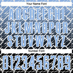 Custom Light Blue Black-White Lightning Sports Sublimation Soccer Uniform Jersey