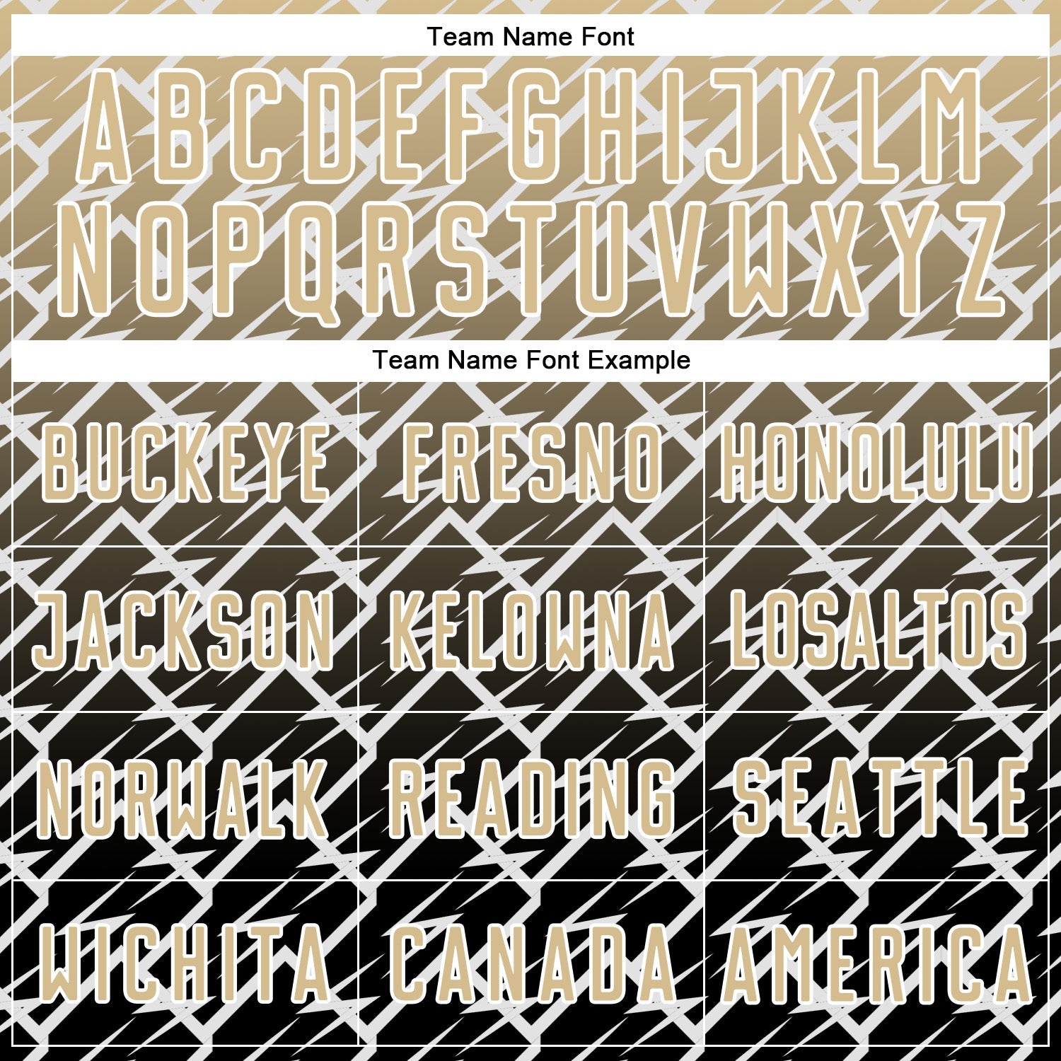 Custom Vegas Gold Black-White Lightning Sports Sublimation Soccer Uniform Jersey