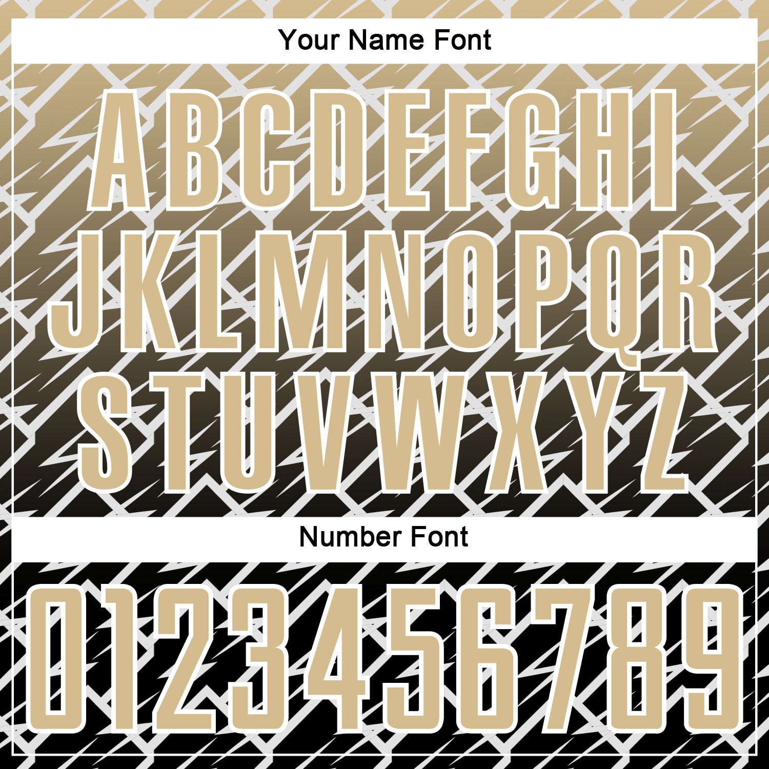 Custom Vegas Gold Black-White Lightning Sports Sublimation Soccer Uniform Jersey