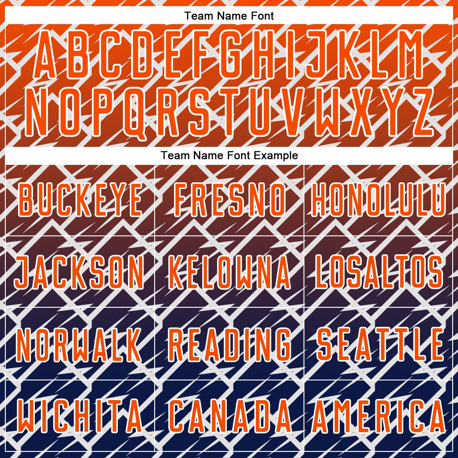 Custom Orange Navy-White Lightning Sports Sublimation Soccer Uniform Jersey