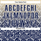 Custom Cream Navy-White Lightning Sports Sublimation Soccer Uniform Jersey