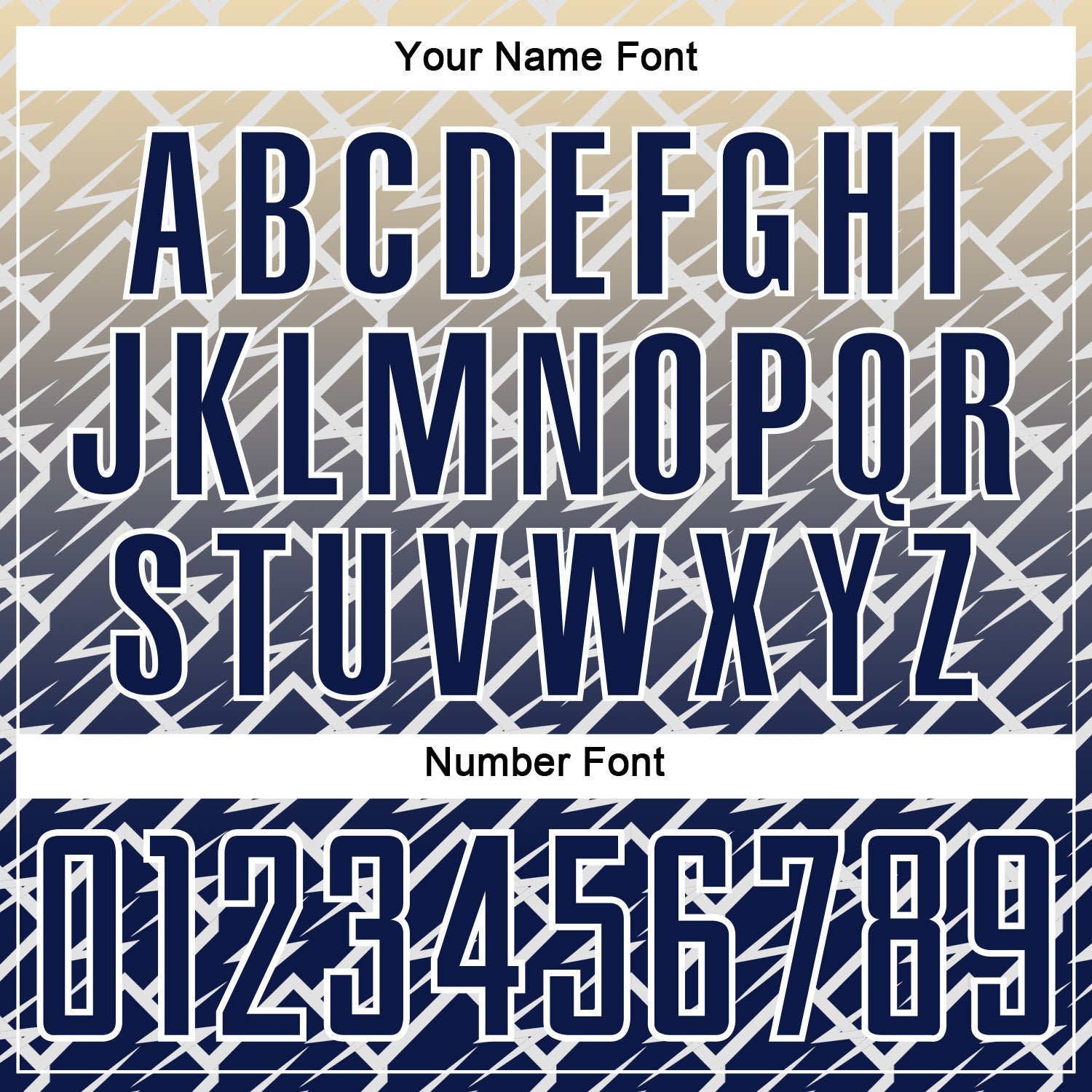 Custom Cream Navy-White Lightning Sports Sublimation Soccer Uniform Jersey