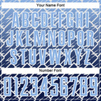 Custom Light Blue Navy-White Lightning Sports Sublimation Soccer Uniform Jersey