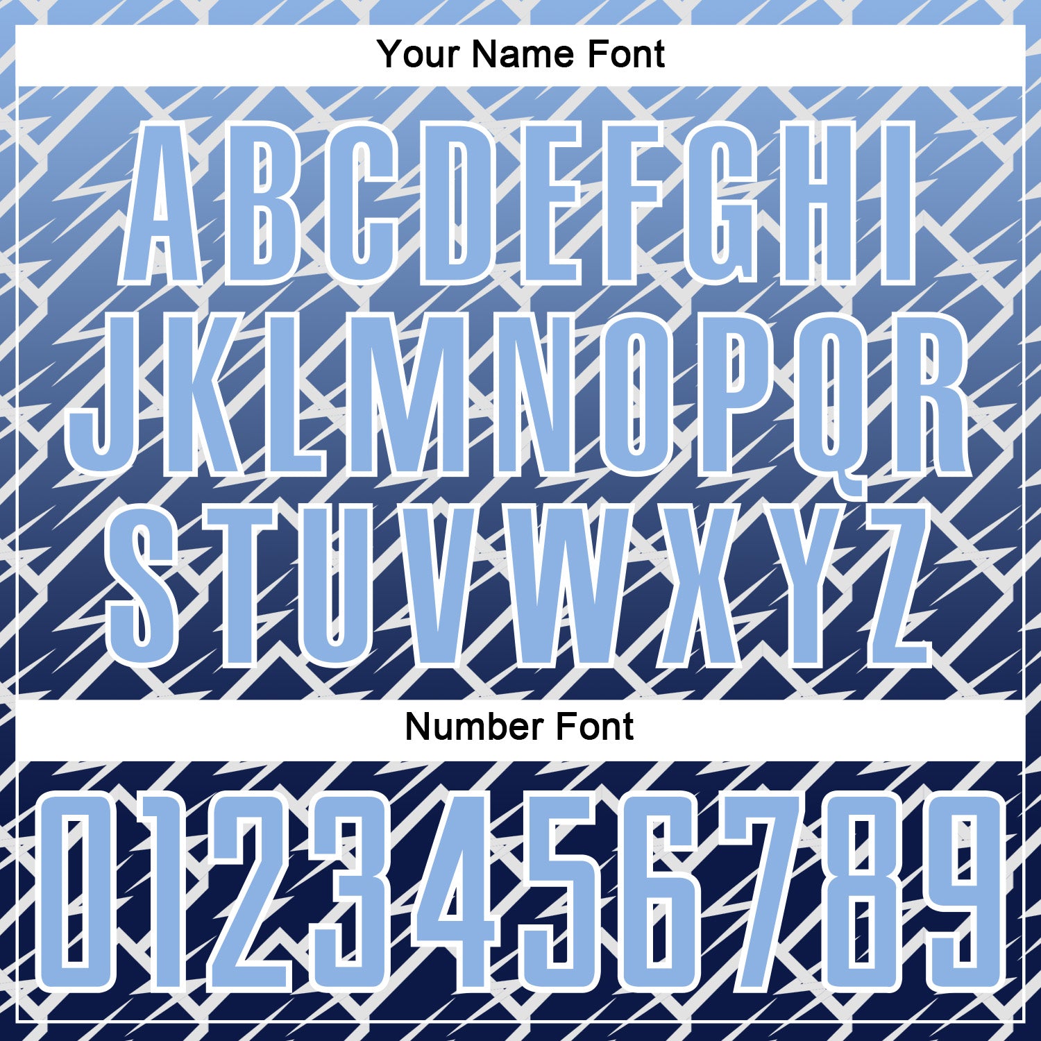 Custom Light Blue Navy-White Lightning Sports Sublimation Soccer Uniform Jersey