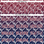 Custom Crimson Navy-White Lightning Sports Sublimation Soccer Uniform Jersey