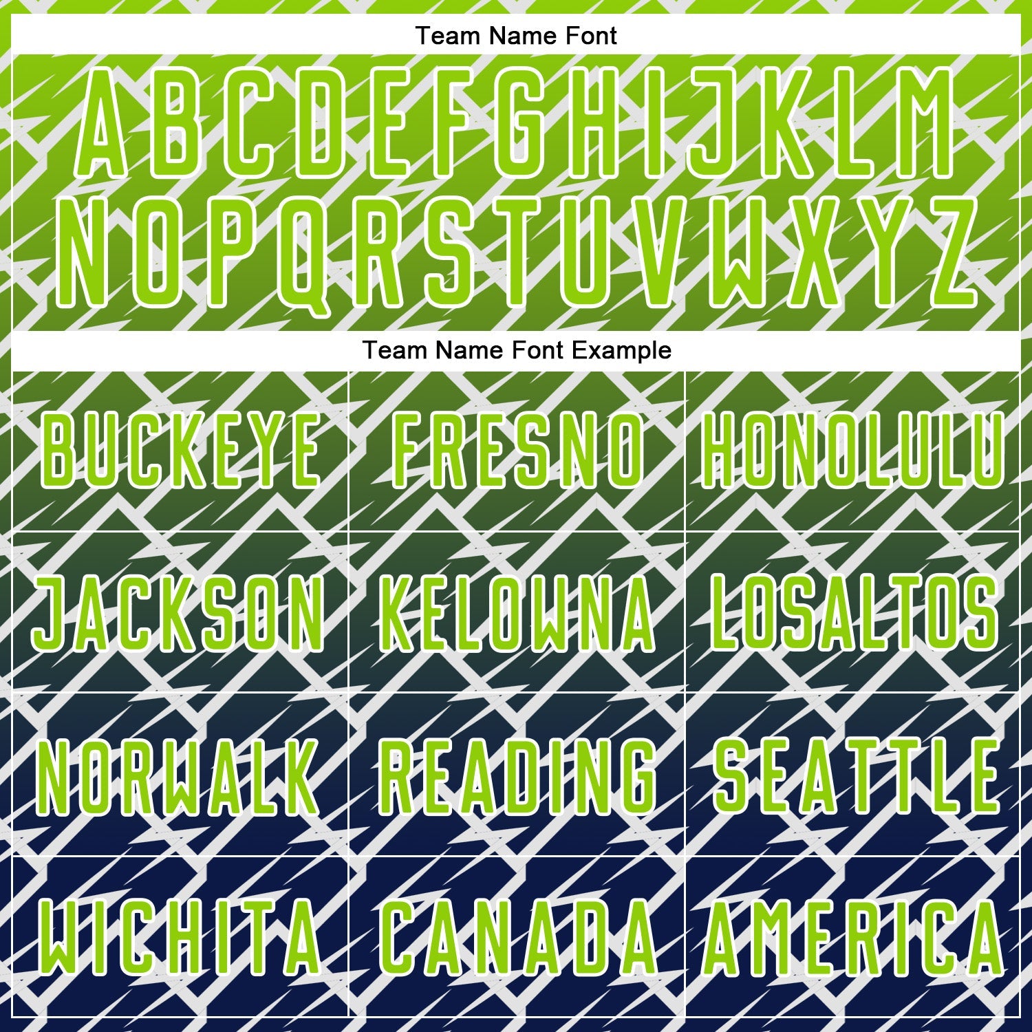 Custom Neon Green Navy-White Lightning Sports Sublimation Soccer Uniform Jersey