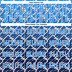 Custom Powder Blue Navy-White Lightning Sports Sublimation Soccer Uniform Jersey