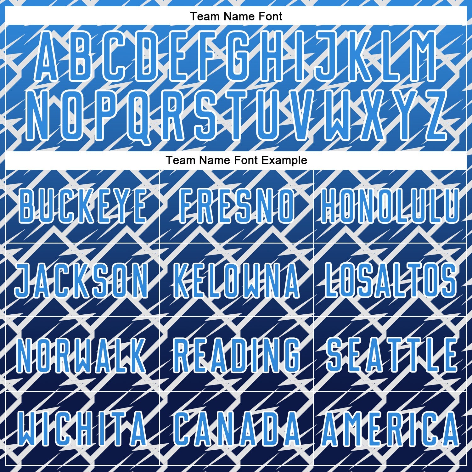 Custom Powder Blue Navy-White Lightning Sports Sublimation Soccer Uniform Jersey