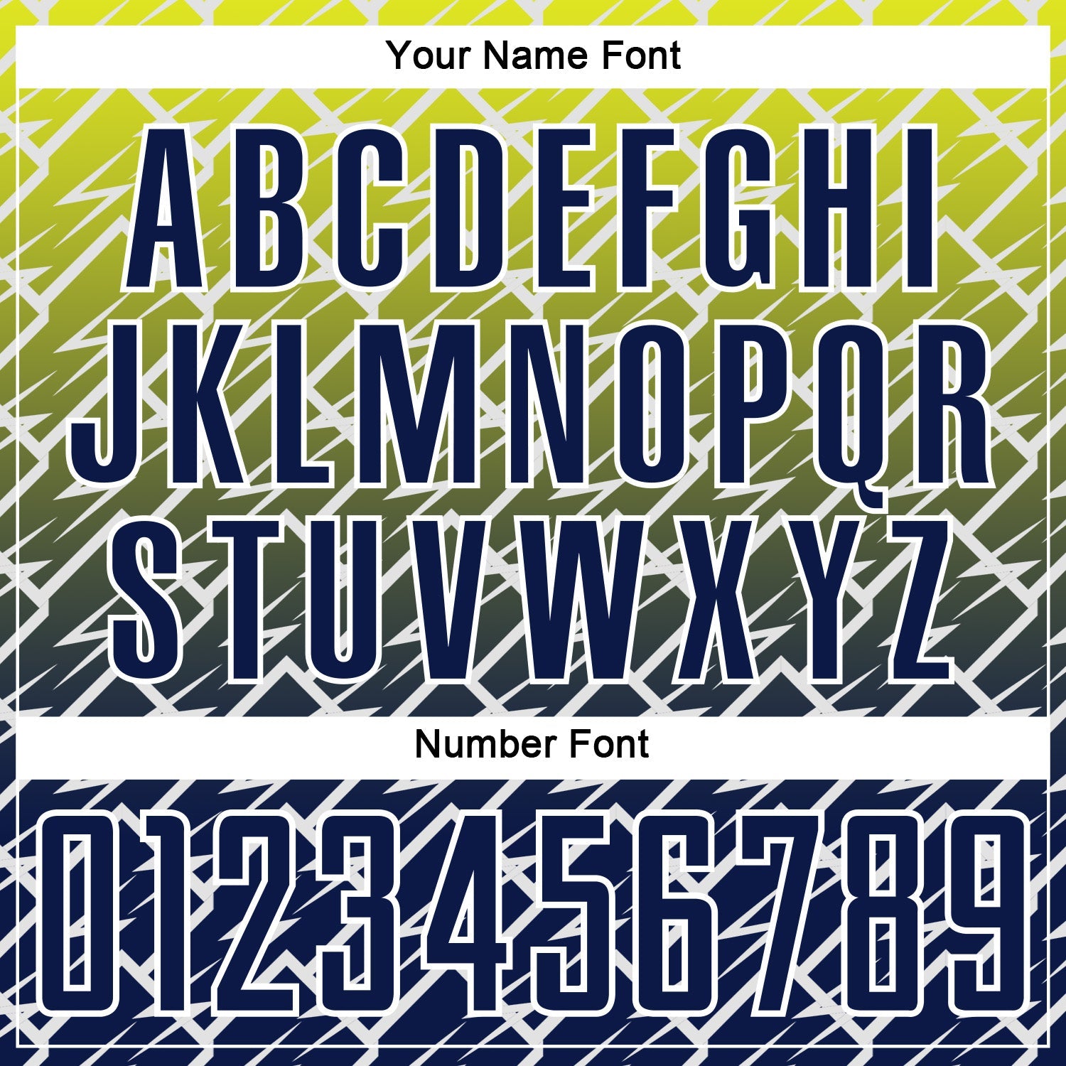 Custom Neon Yellow Navy-White Lightning Sports Sublimation Soccer Uniform Jersey