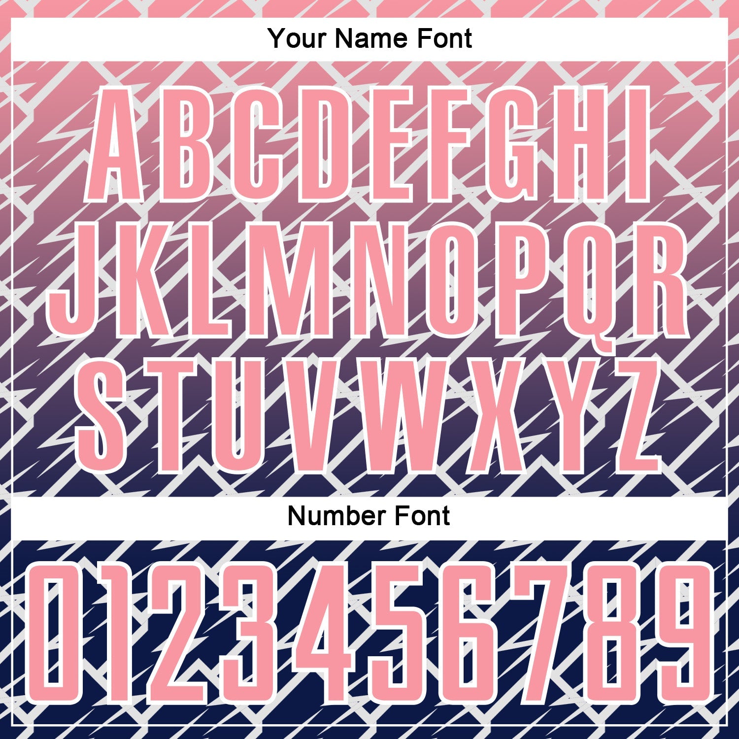 Custom Medium Pink Navy-White Lightning Sports Sublimation Soccer Uniform Jersey