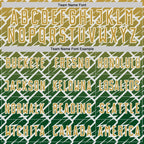 Custom Old Gold Green-White Lightning Sports Sublimation Soccer Uniform Jersey