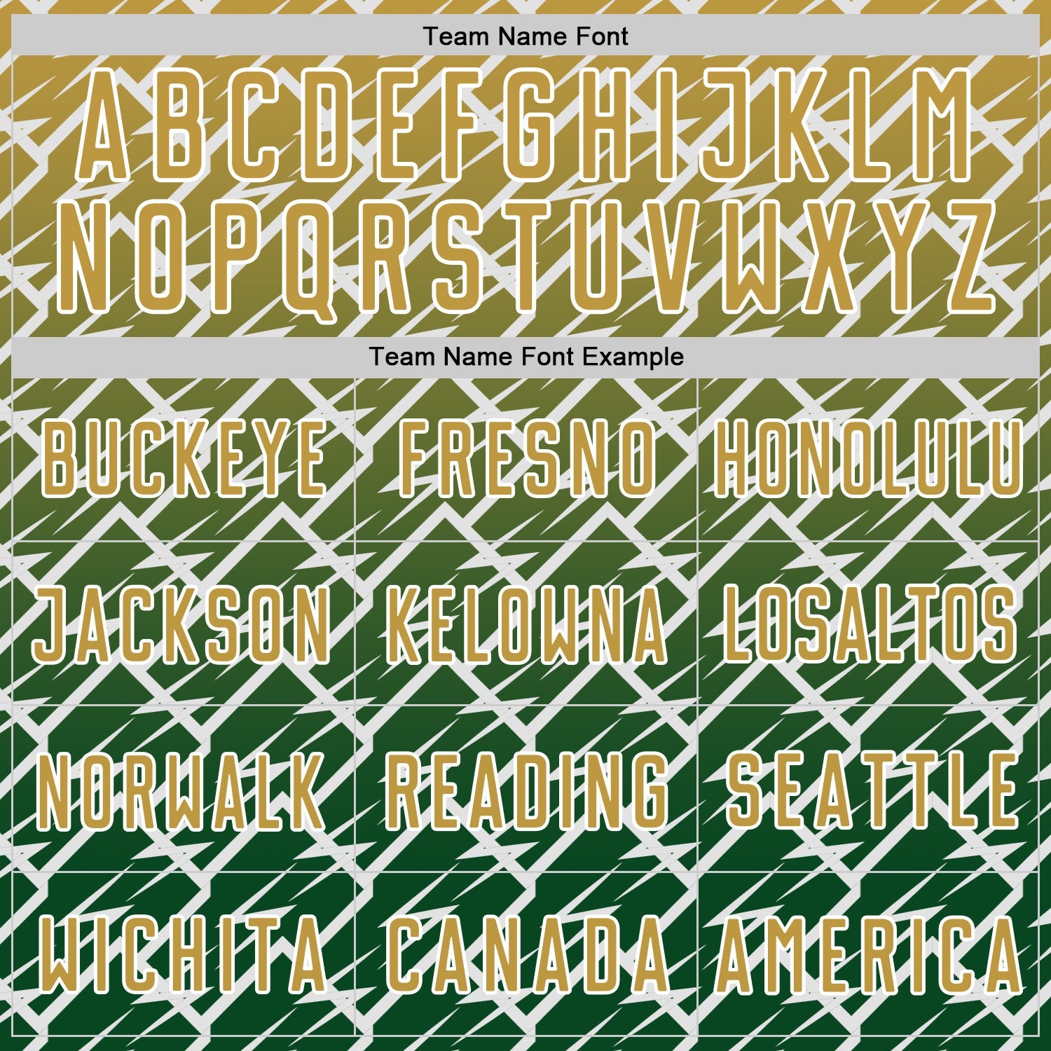 Custom Old Gold Green-White Lightning Sports Sublimation Soccer Uniform Jersey