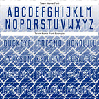 Custom White Royal Lightning Sports Sublimation Soccer Uniform Jersey