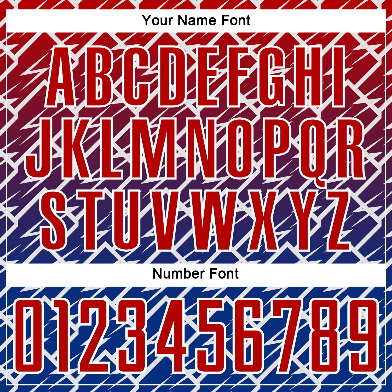 Custom Red Royal-White Lightning Sports Sublimation Soccer Uniform Jersey