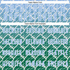 Custom Light Blue Kelly Green-White Lightning Sports Sublimation Soccer Uniform Jersey