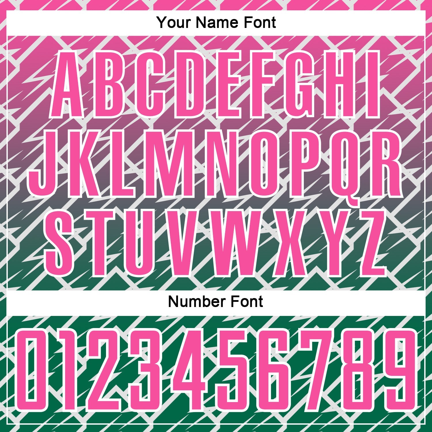 Custom Pink Kelly Green-White Lightning Sports Sublimation Soccer Uniform Jersey