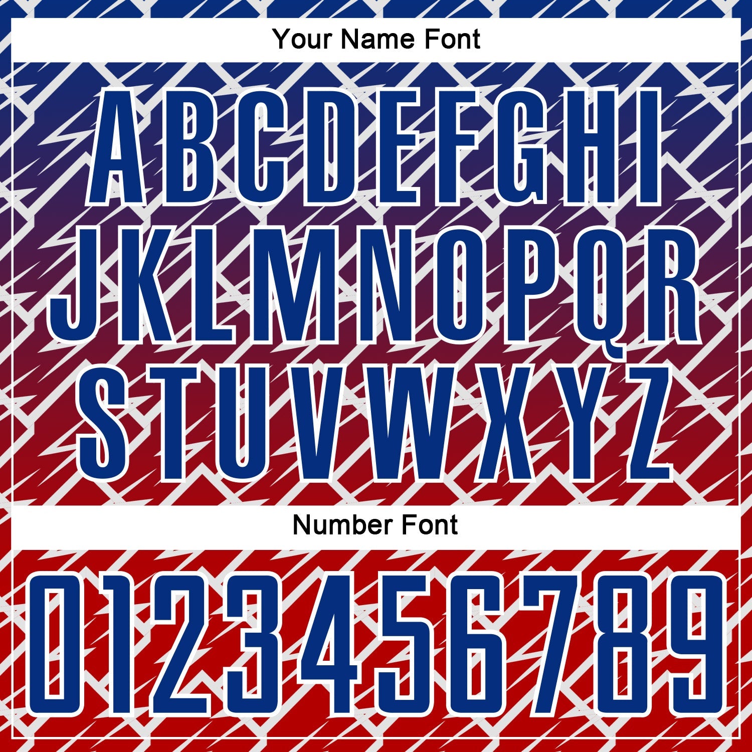 Custom Royal Red-White Lightning Sports Sublimation Soccer Uniform Jersey