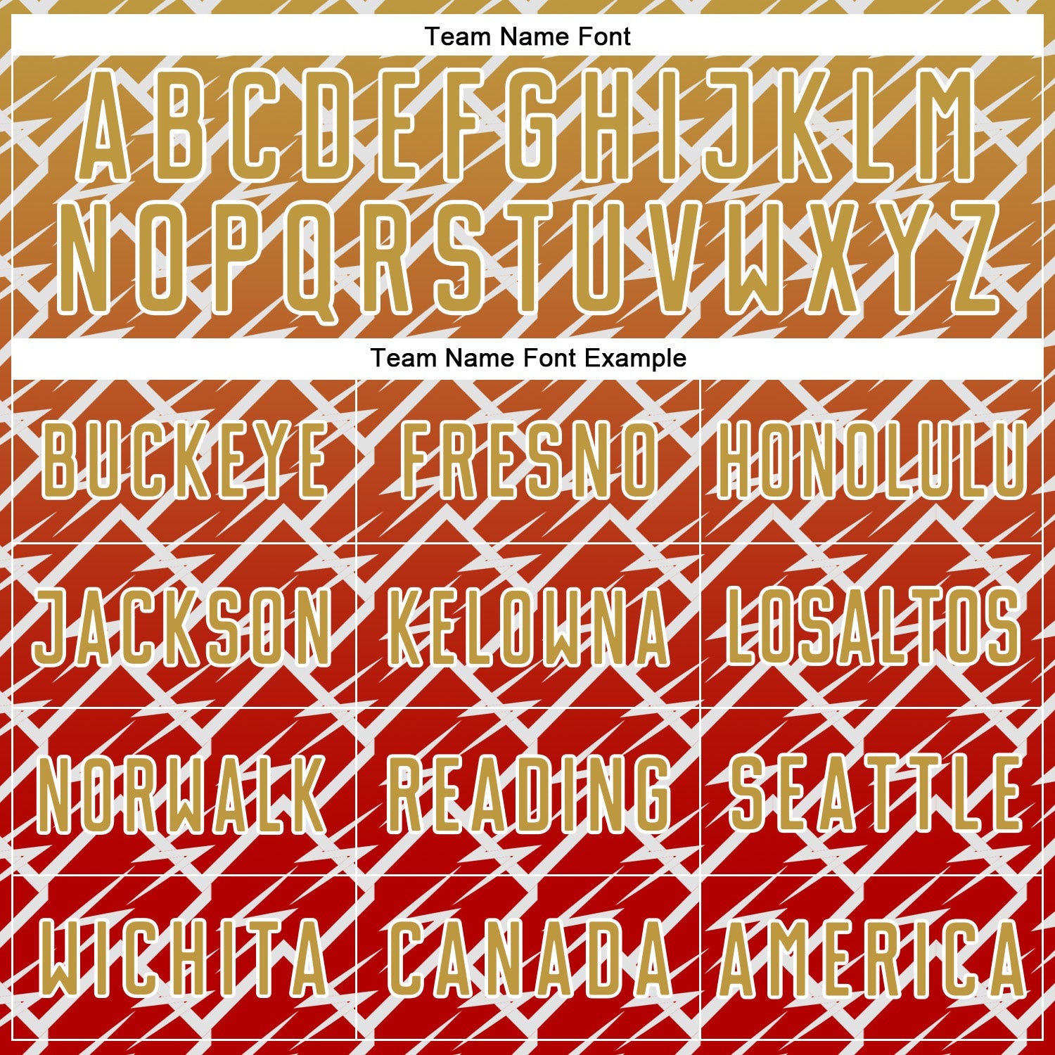 Custom Old Gold Red-White Lightning Sports Sublimation Soccer Uniform Jersey