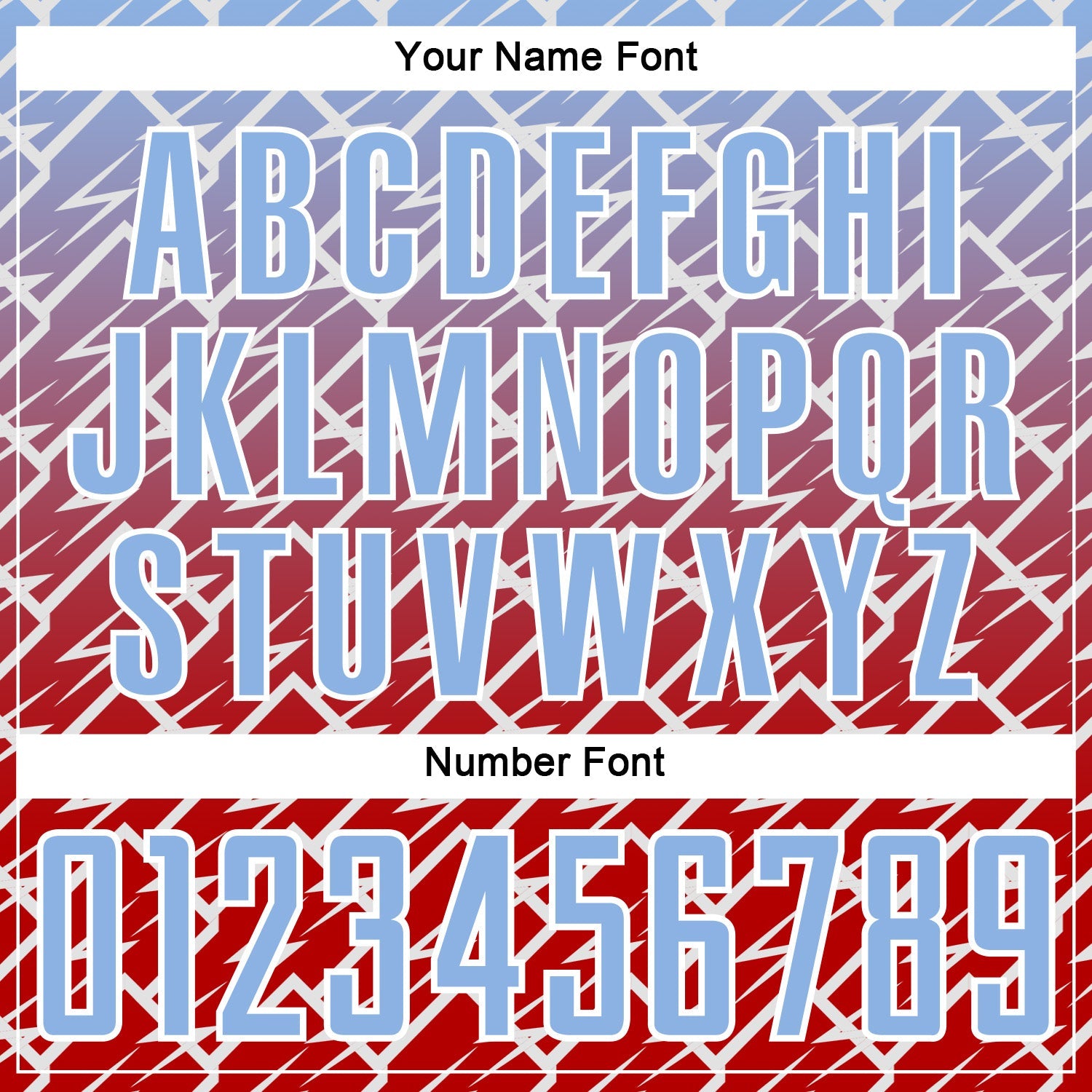 Custom Light Blue Red-White Lightning Sports Sublimation Soccer Uniform Jersey