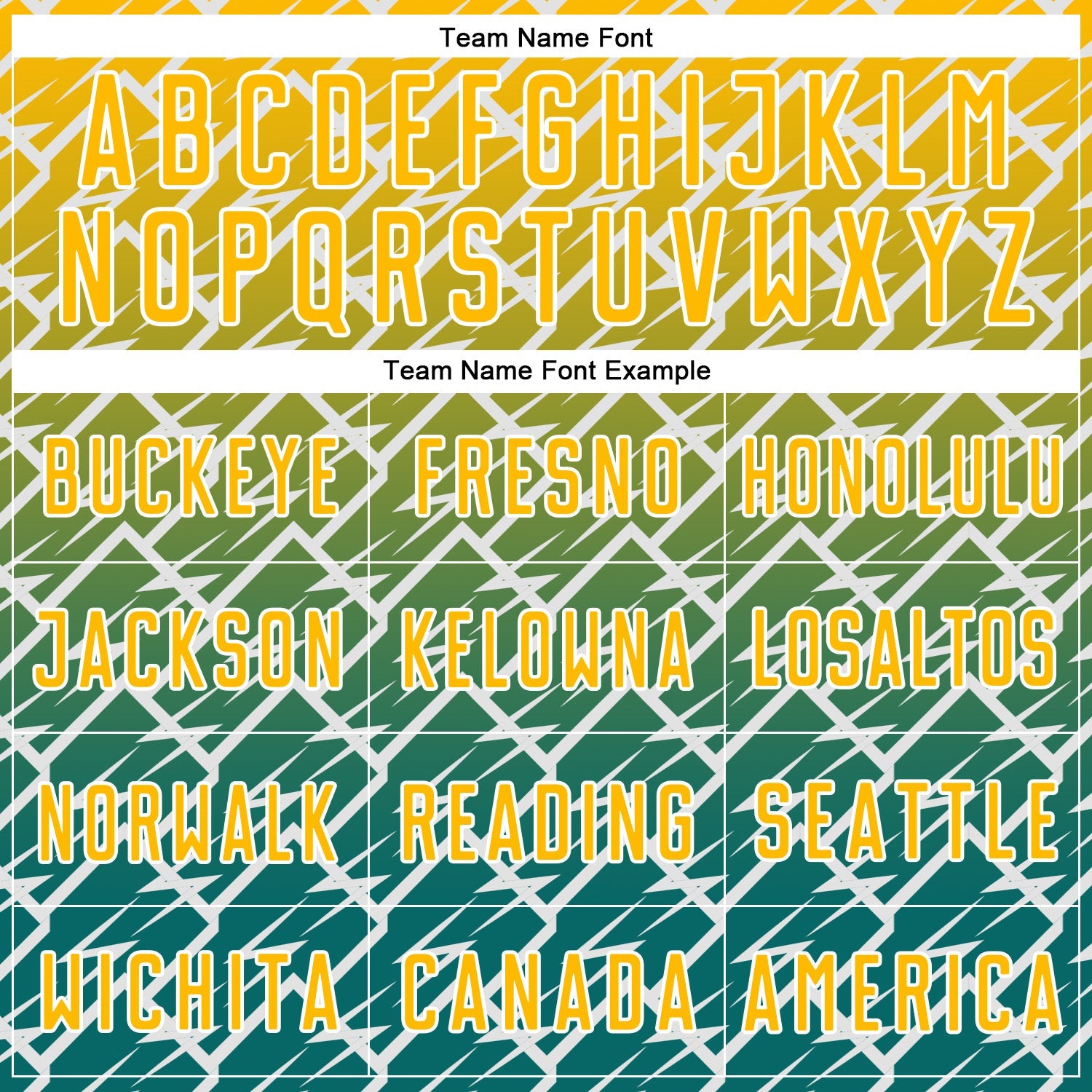 Custom Gold Teal-White Lightning Sports Sublimation Soccer Uniform Jersey