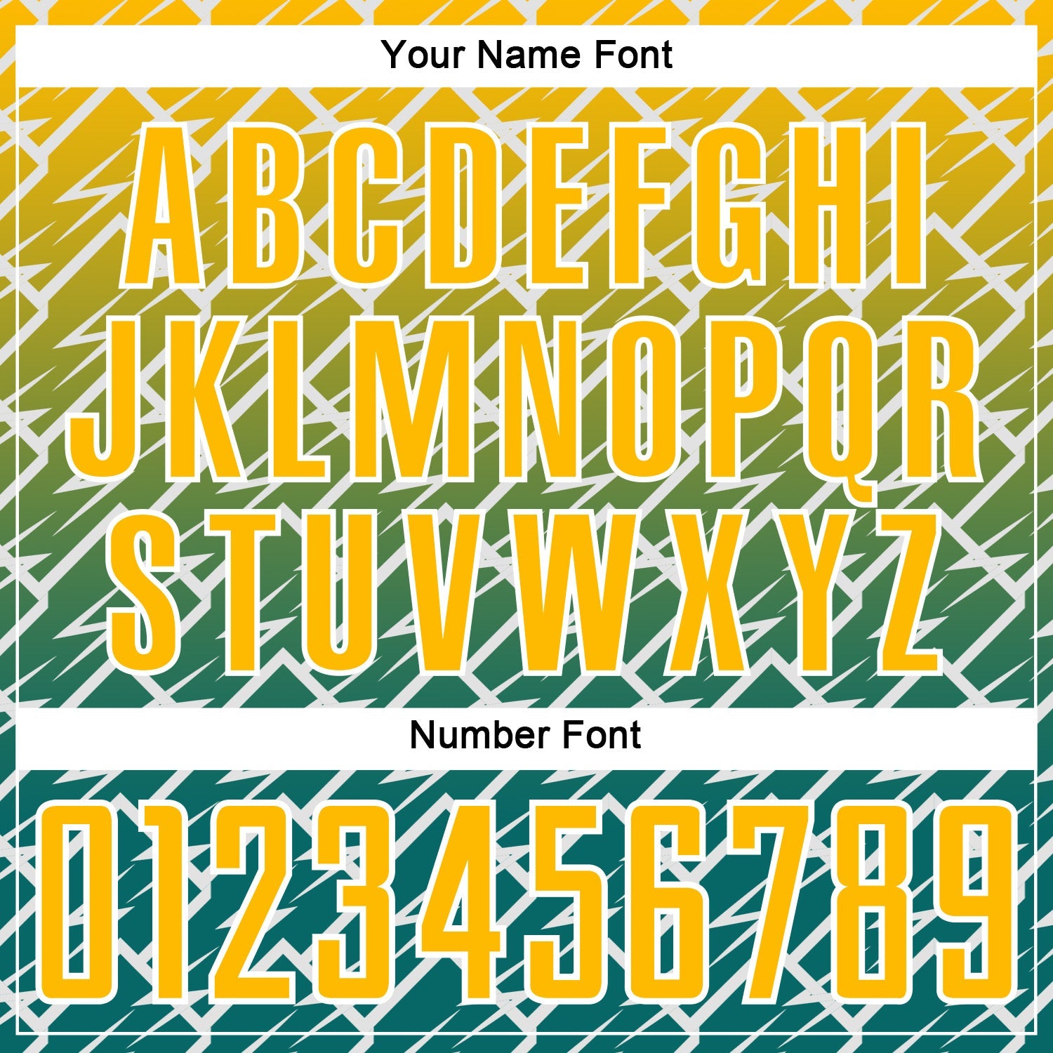 Custom Gold Teal-White Lightning Sports Sublimation Soccer Uniform Jersey