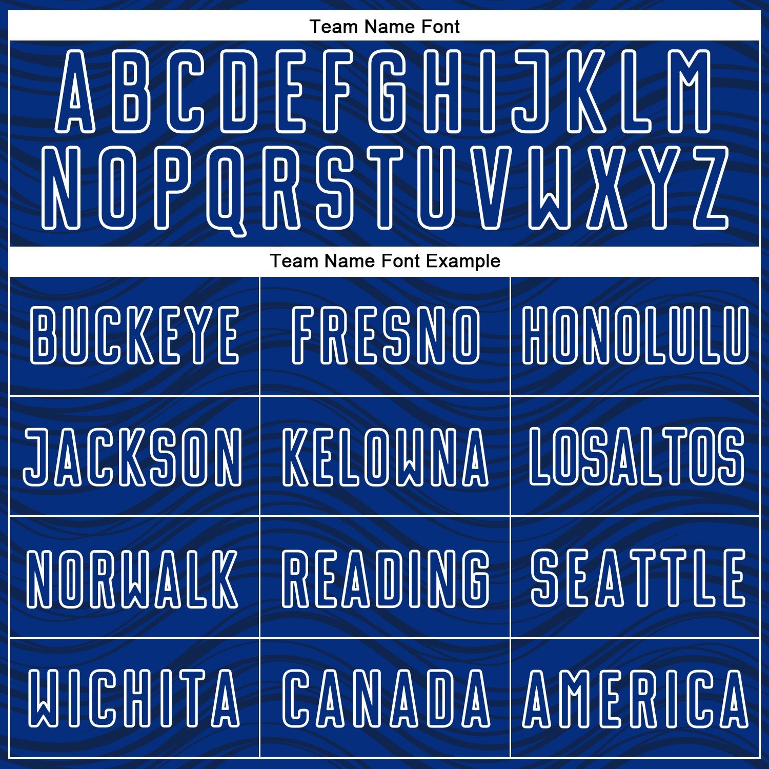 Custom Royal Black-White Wavy Lines Sports Sublimation Soccer Uniform Jersey