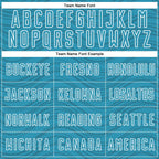 Custom Panther Blue Black-White Wavy Lines Sports Sublimation Soccer Uniform Jersey