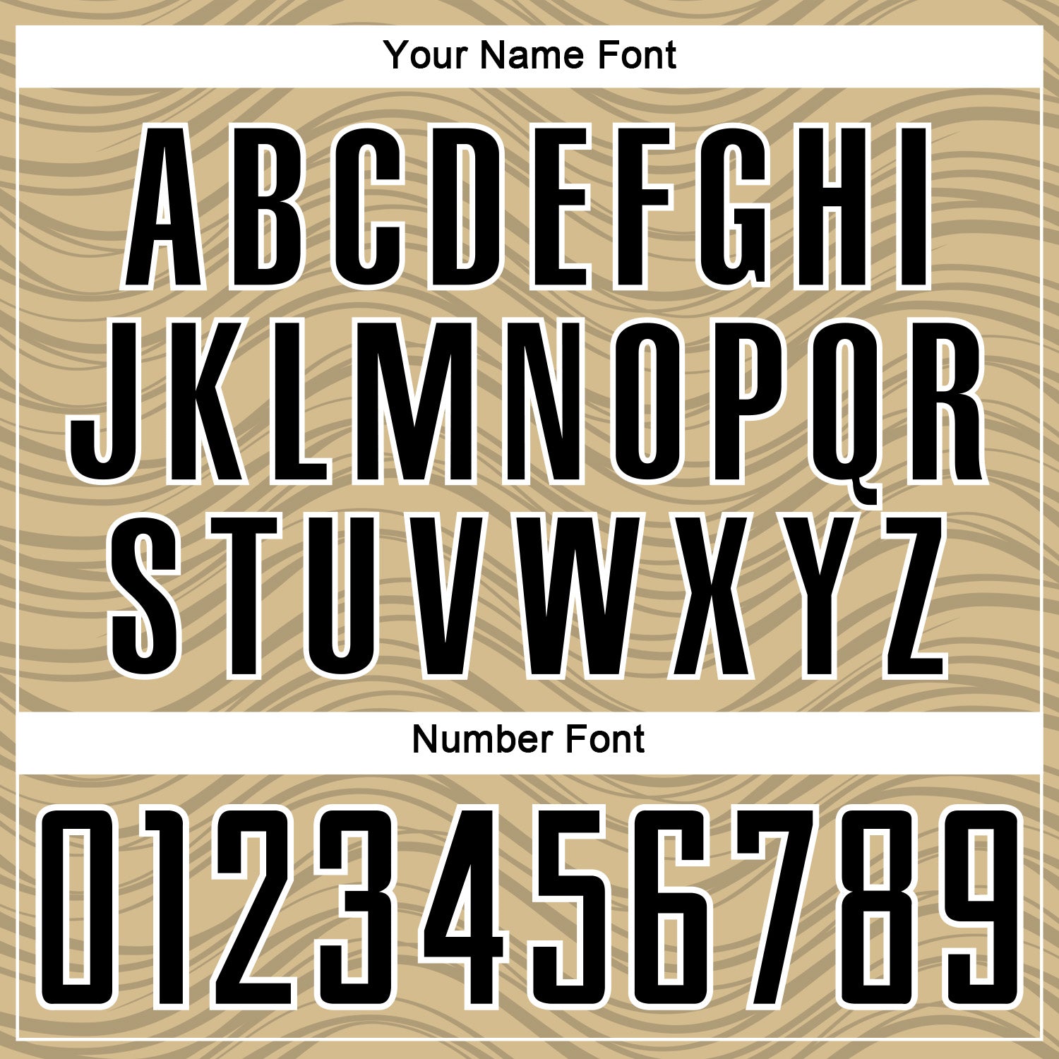 Custom Vegas Gold Black-White Wavy Lines Sports Sublimation Soccer Uniform Jersey