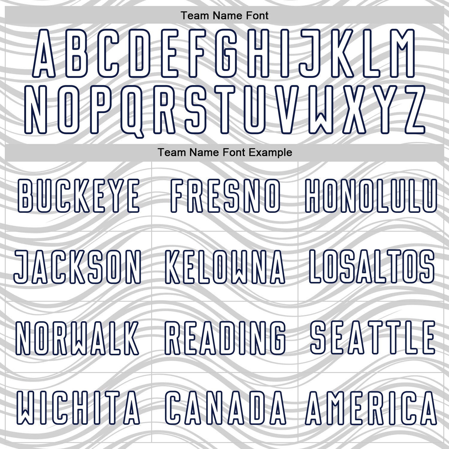 Custom White Navy Wavy Lines Sports Sublimation Soccer Uniform Jersey