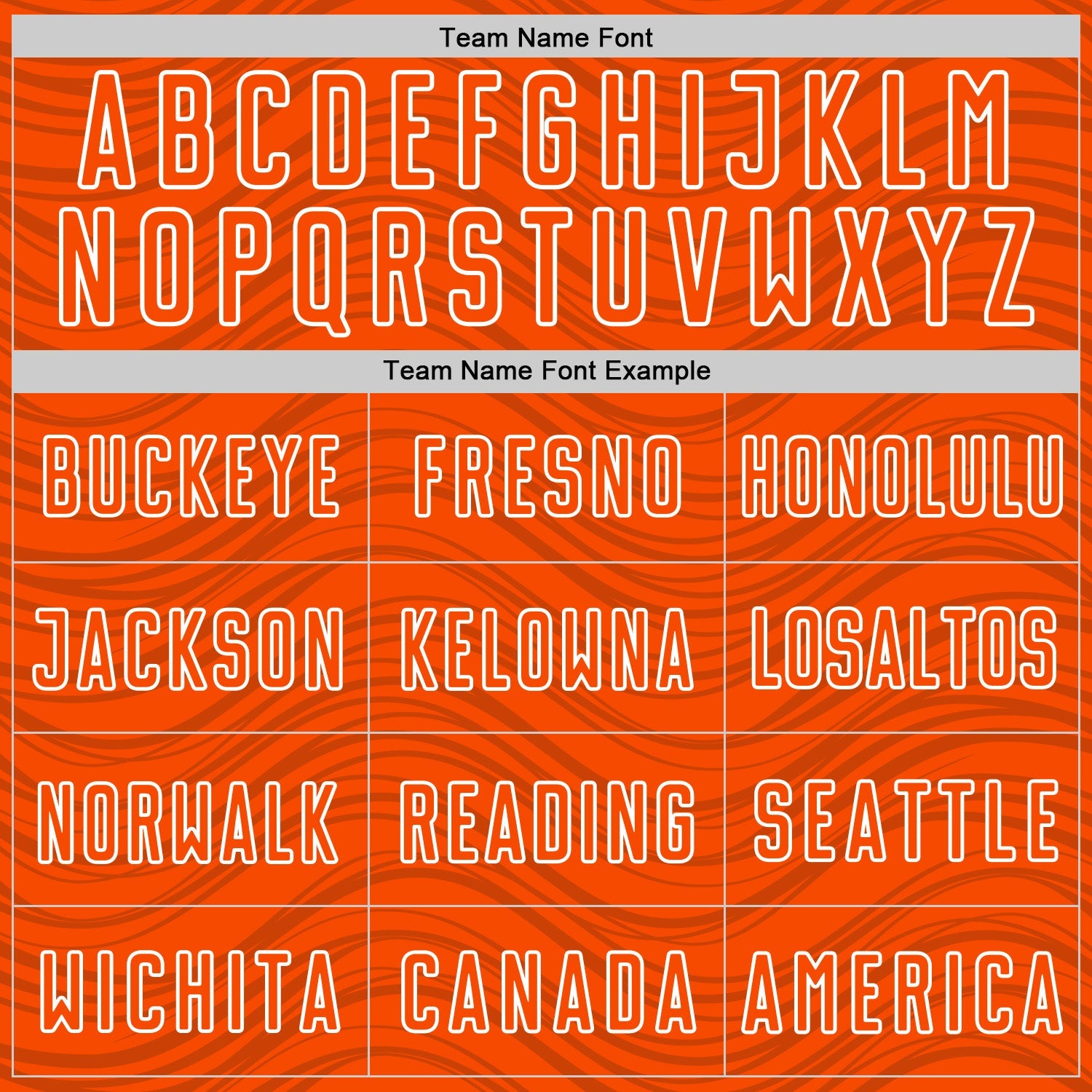 Custom Orange Navy-White Wavy Lines Sports Sublimation Soccer Uniform Jersey