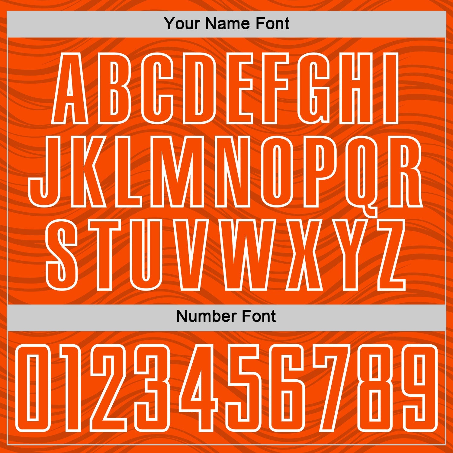 Custom Orange Navy-White Wavy Lines Sports Sublimation Soccer Uniform Jersey