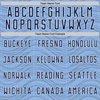 Custom Light Blue Navy-White Wavy Lines Sports Sublimation Soccer Uniform Jersey