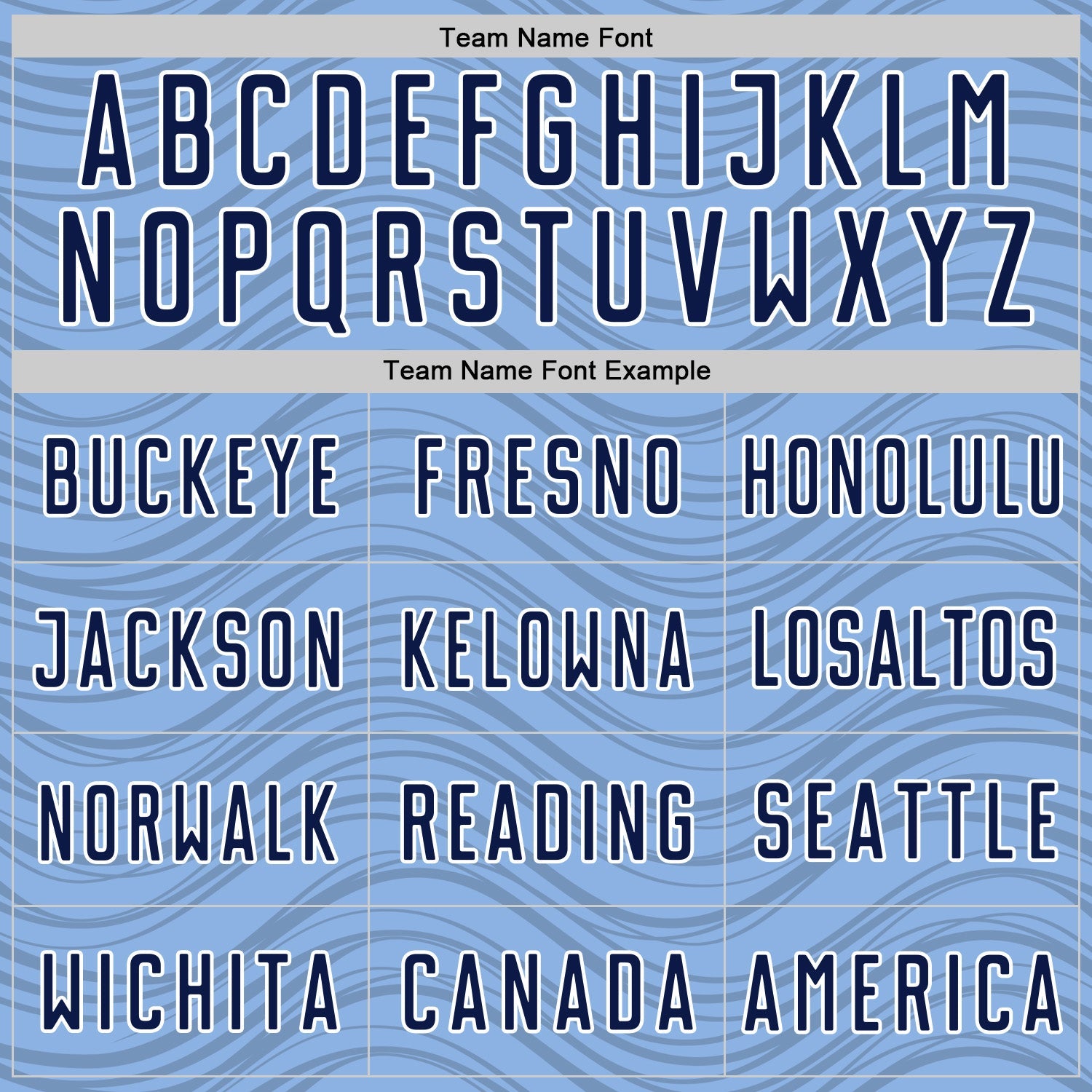 Custom Light Blue Navy-White Wavy Lines Sports Sublimation Soccer Uniform Jersey