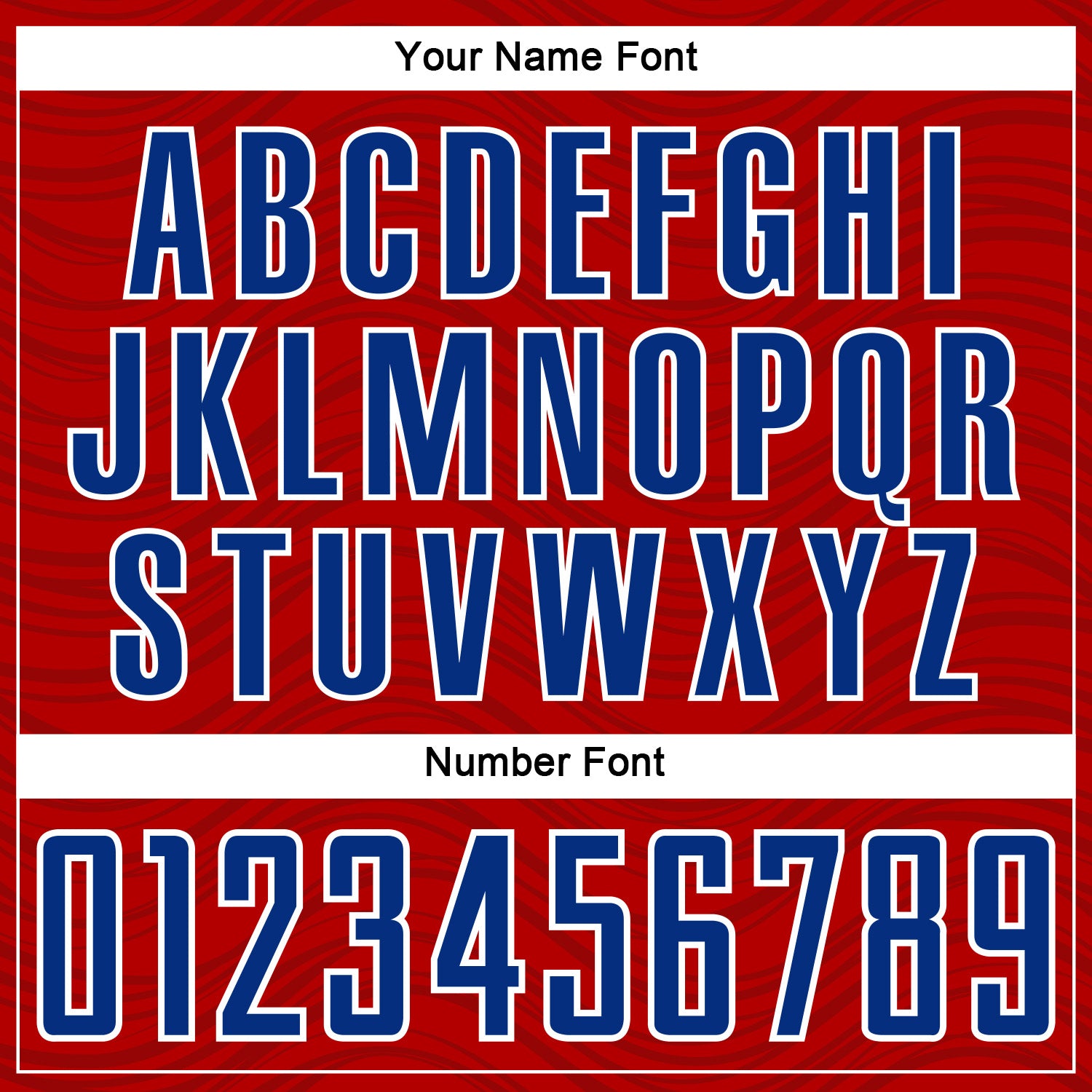 Custom Red Royal-White Wavy Lines Sports Sublimation Soccer Uniform Jersey