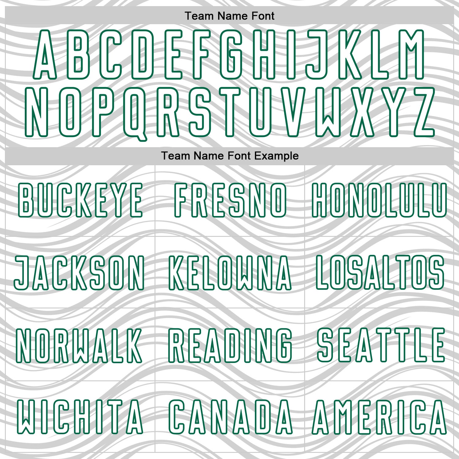 Custom White Kelly Green Wavy Lines Sports Sublimation Soccer Uniform Jersey