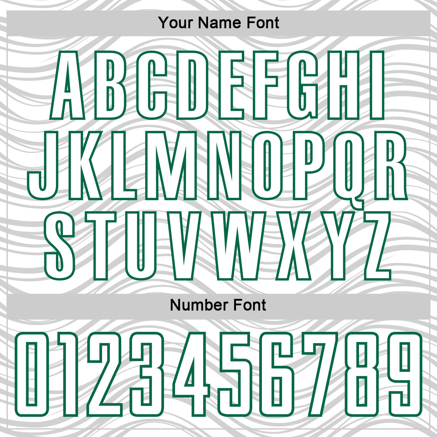 Custom White Kelly Green Wavy Lines Sports Sublimation Soccer Uniform Jersey