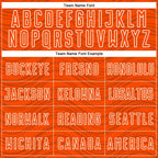 Custom Orange Kelly Green-White Wavy Lines Sports Sublimation Soccer Uniform Jersey