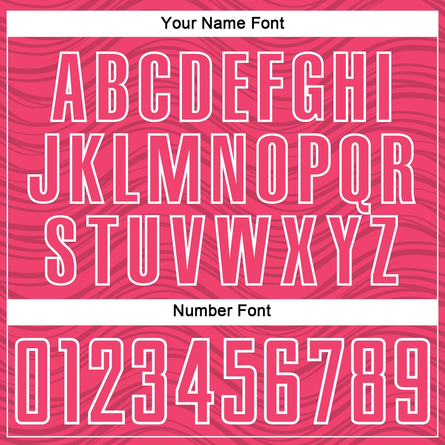 Custom Neon Pink Kelly Green-White Wavy Lines Sports Sublimation Soccer Uniform Jersey