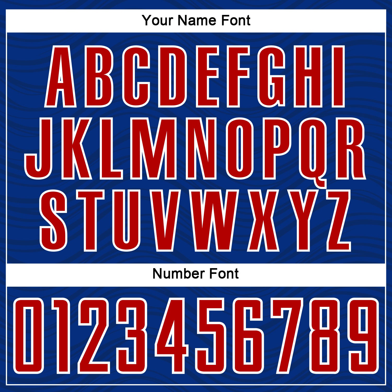 Custom Royal Red-White Wavy Lines Sports Sublimation Soccer Uniform Jersey