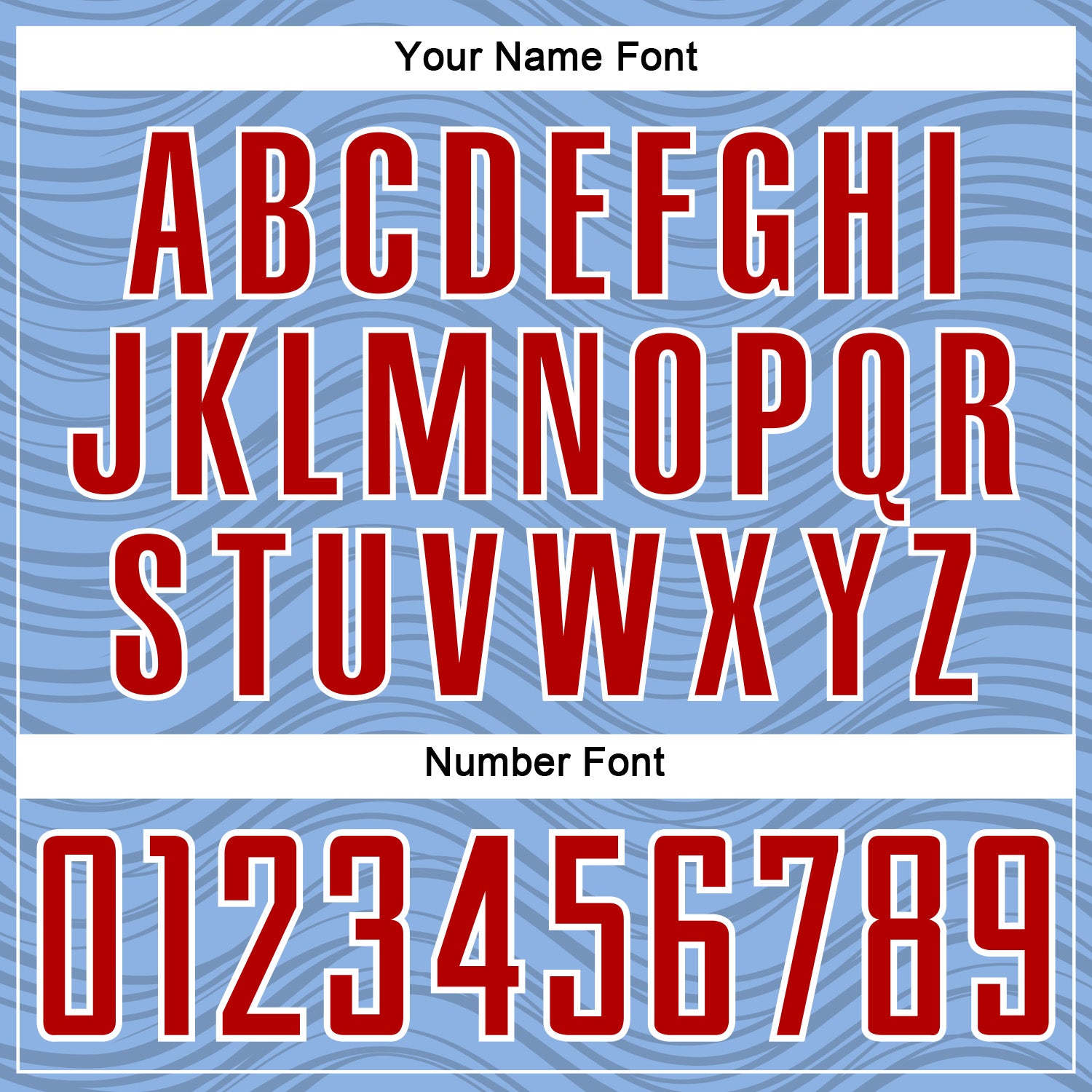 Custom Light Blue Red-White Wavy Lines Sports Sublimation Soccer Uniform Jersey