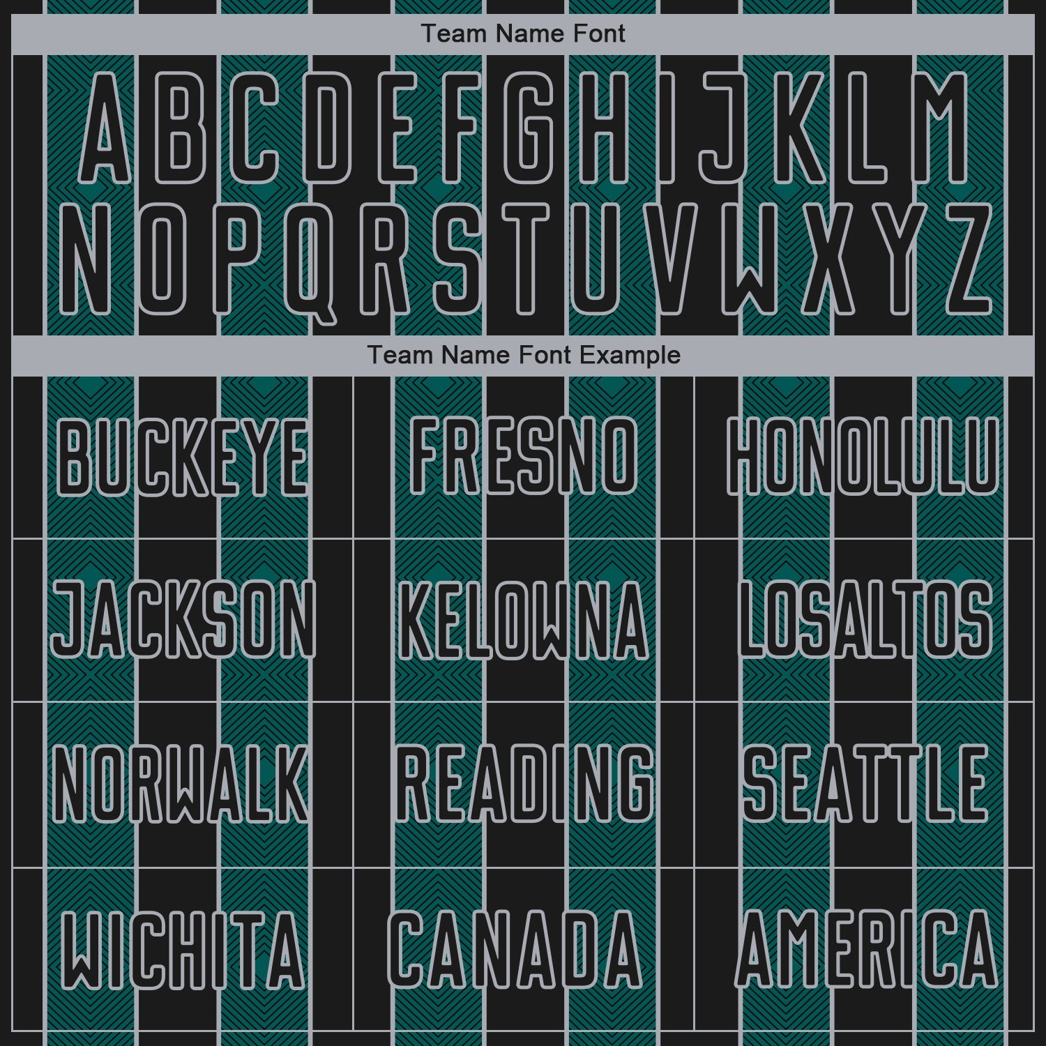 Custom Black Midnight Green-Gray Pinstripe Line Sports Sublimation Soccer Uniform Jersey