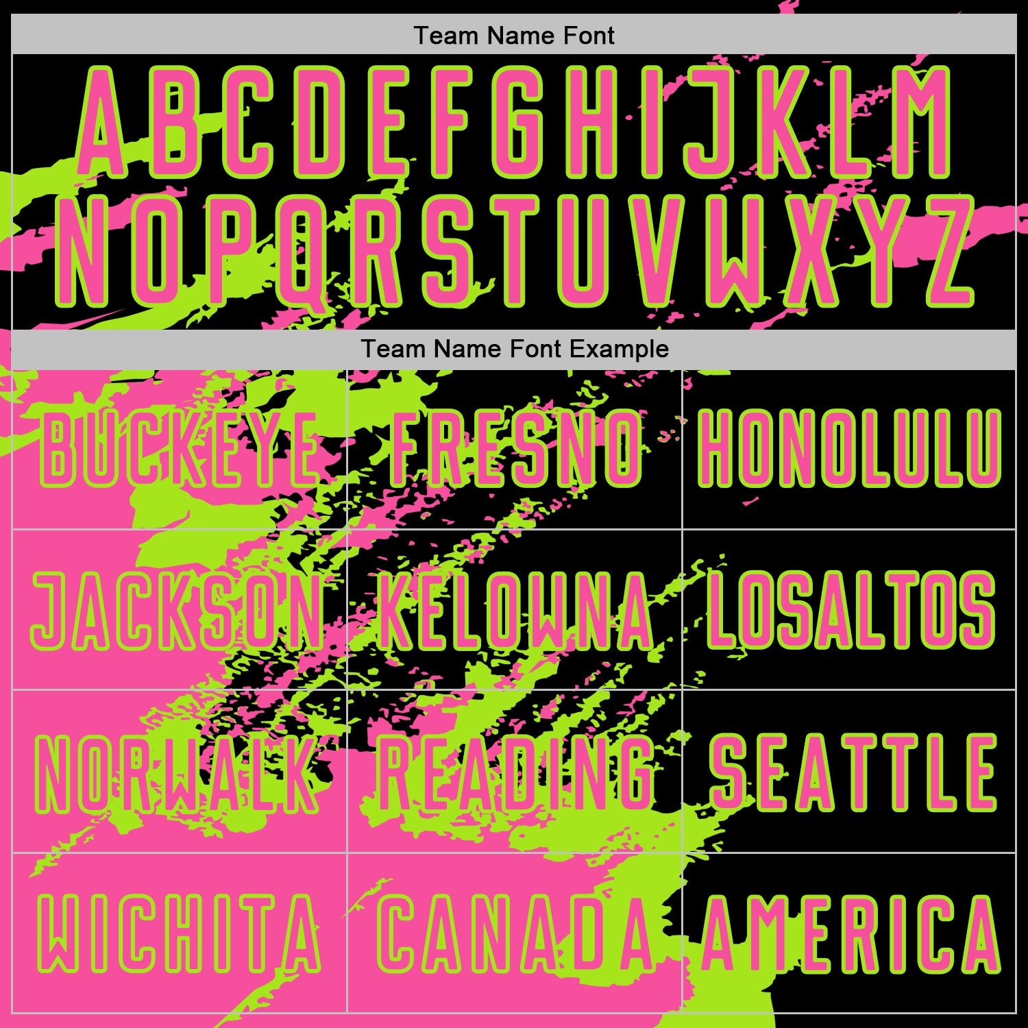 Custom Black Pink-Neon Green Abstract Fragment Art Splash Sports Sublimation Soccer Uniform Jersey