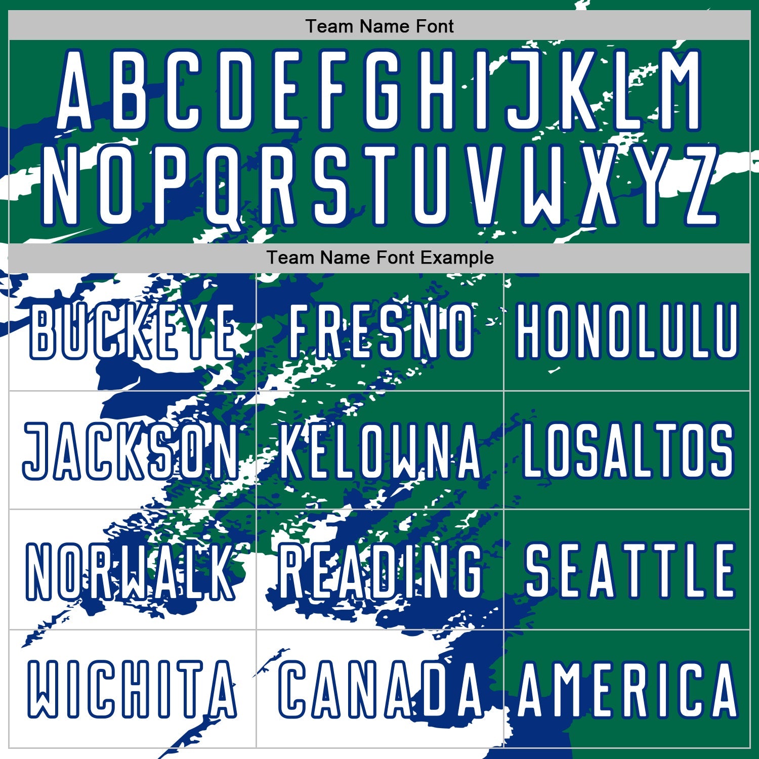 Custom Kelly Green White-Royal Abstract Fragment Art Splash Sports Sublimation Soccer Uniform Jersey