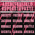 Custom Black Neon Pink-White Splash Sports Sublimation Soccer Uniform Jersey