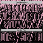 Custom Black Light Pink Splash Sports Sublimation Soccer Uniform Jersey