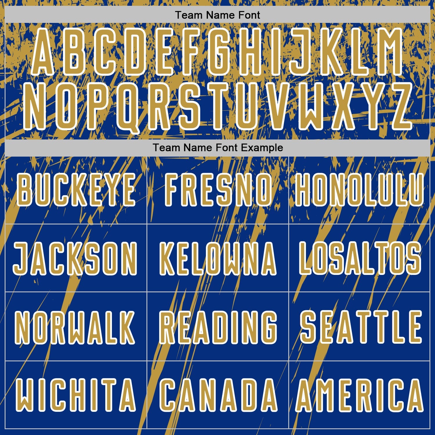 Custom Royal Old Gold-White Splash Sports Sublimation Soccer Uniform Jersey