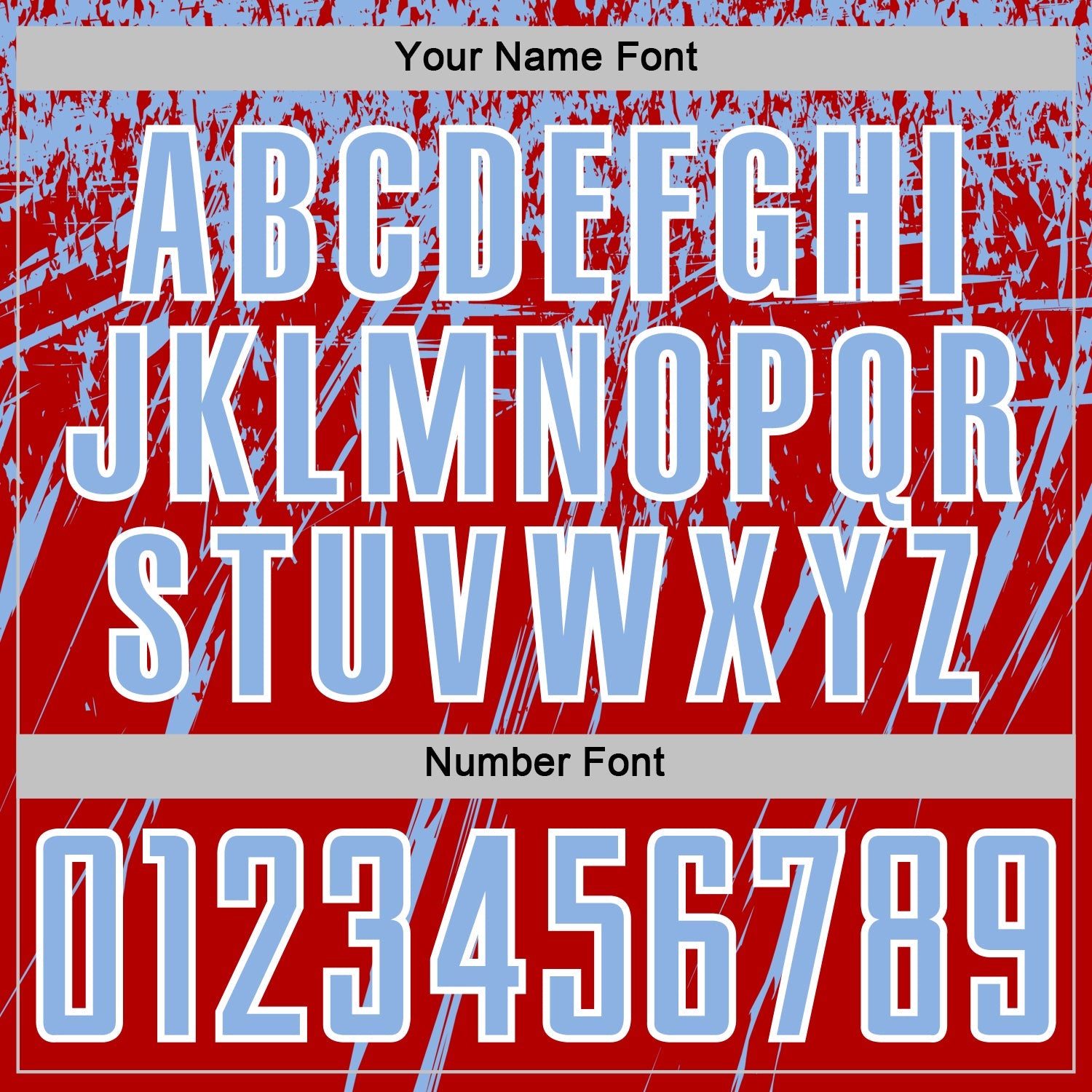 Custom Red Light Blue-White Splash Sports Sublimation Soccer Uniform Jersey